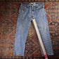 Levi's 505 W38 L30 Straight Leg Regular Fit Blue Denim Jeans