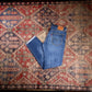 Levi's 502 W34 L30 Tapered Leg Regular Fit Classic Ripped Style Blue Denim Jeans