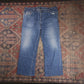 Levi's Orange Tab W42 L26 Bootcut Relaxed Fit Blue Denim Jeans