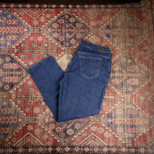 Lee W40 L31 Straight Leg Loose Fit Blue Denim Jeans