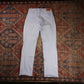 Levi's 505 W30 L30 Straight Leg Regular Fit White Denim Jeans
