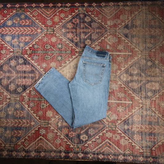 Levi's W32 L29 Straight Leg Relaxed Fit Blue Denim Jeans
