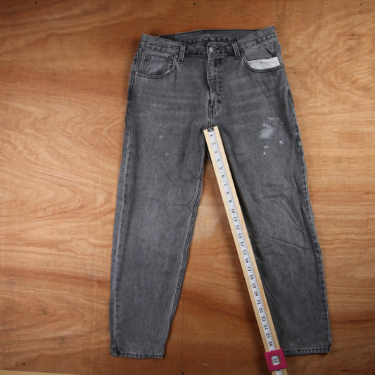 Levi's 501 Red Tab W32 L28 Original Fit Grey Denim Jeans
