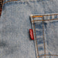 Levi's 505 W34 L33 Straight Leg Regular Fit Blue Denim Jeans