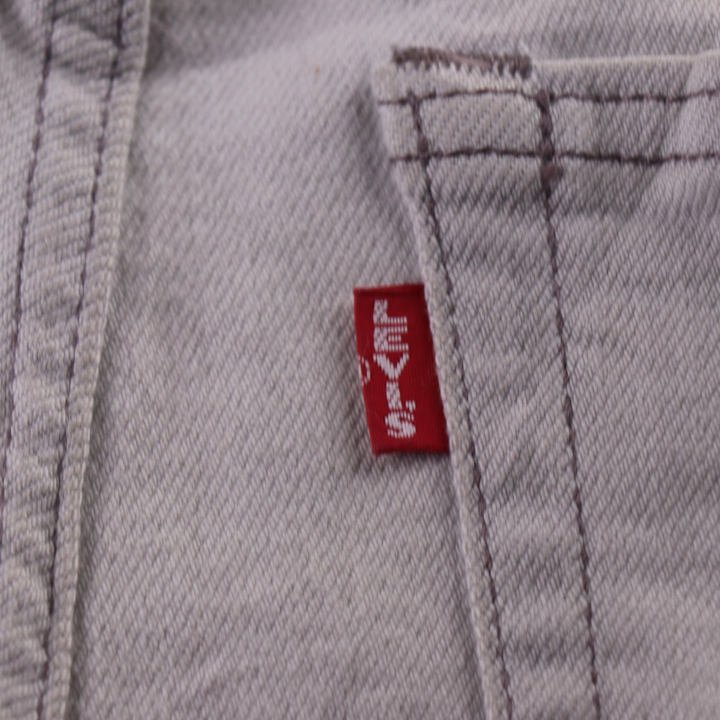 Levi's 519 Red Tab W28 L29 Slim Fit Grey Denim Jeans