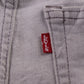 Levi's 519 Red Tab W28 L29 Slim Fit Grey Denim Jeans