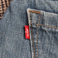 Levi's W26 L26 Straight Leg Blue Denim Jeans