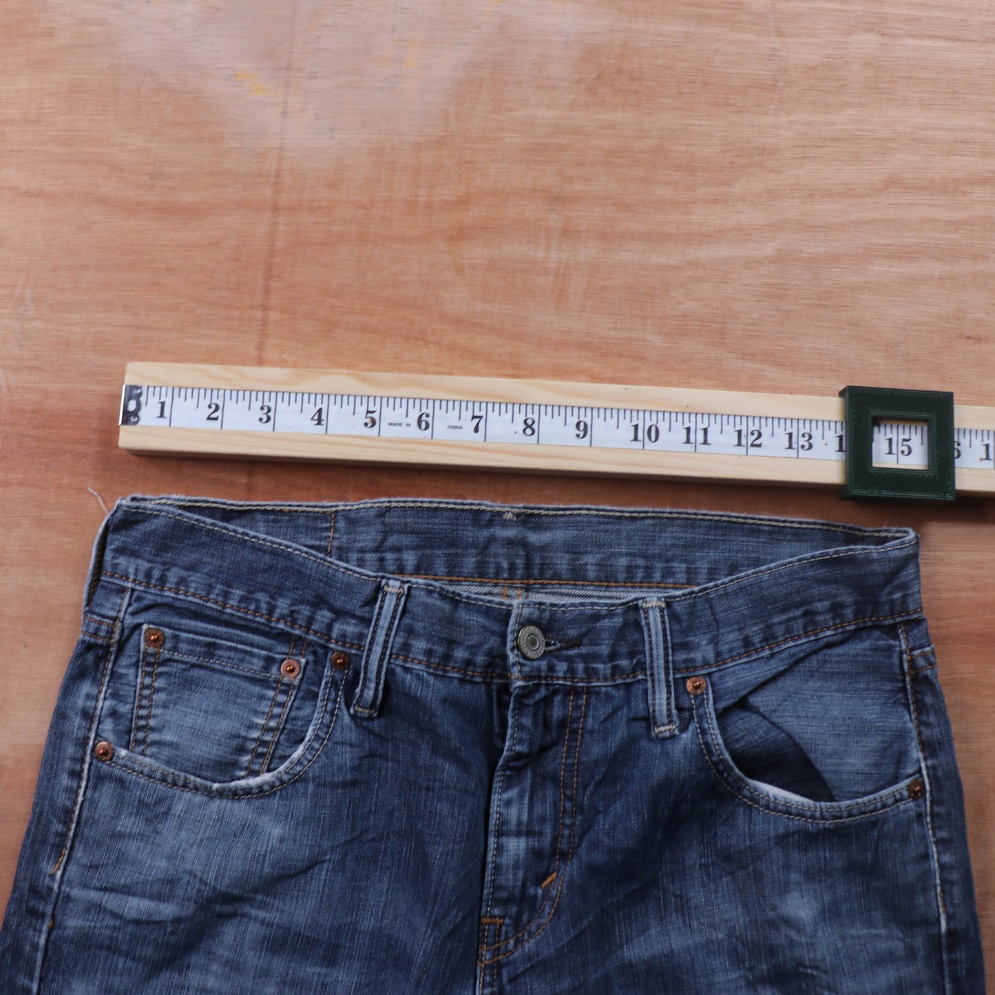 Levi's 527 Red Tab W30 L30 Bootcut Blue Denim Jeans