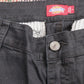 Dickies W28 L32 Straight Leg Black Cotton Blend Trousers