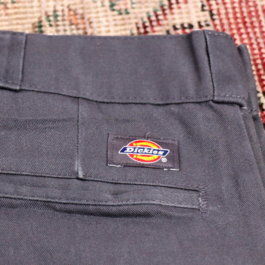 Dickies 874 W34 L25 Original Fit Grey Cotton Blend Trousers