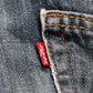 Levi's 559 W34 L31 Straight Leg Relaxed Fit Classic Ripped Style Blue Denim Jean
