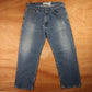 Levi's 569 Red Tab W34 L30 Straight Leg Loose Fit Blue Denim Jeans