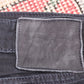 Levi's W36 L32 Straight Leg Relaxed Fit Black Denim Jeans