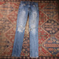 Levi's 511 W30 L34 Slim Fit Classic Ripped Style Blue Denim Jeans