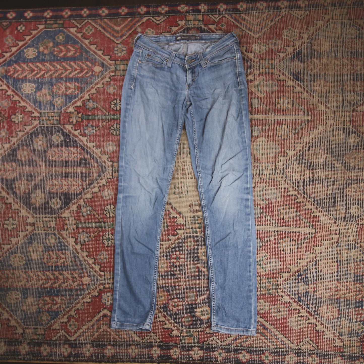 Levi's W28 L28 Skinny Blue Denim Jeans