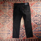 Levi's 511 Red Tab W32 L28 Slim Fit Black Denim Jeans