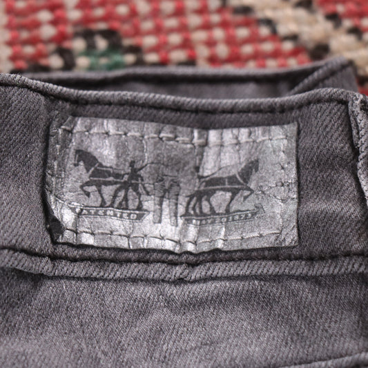 Levi's 511 W28 L30 Slim Fit Grey Denim Jeans