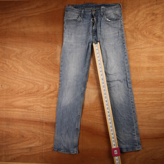 Levi's 505 Red Tab W30 L30 Straight Leg Regular Fit Blue Denim Jeans
