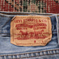 Levi's 501 Red Tab W30 L32 Original Fit Classic Ripped Style Blue Denim Jeans