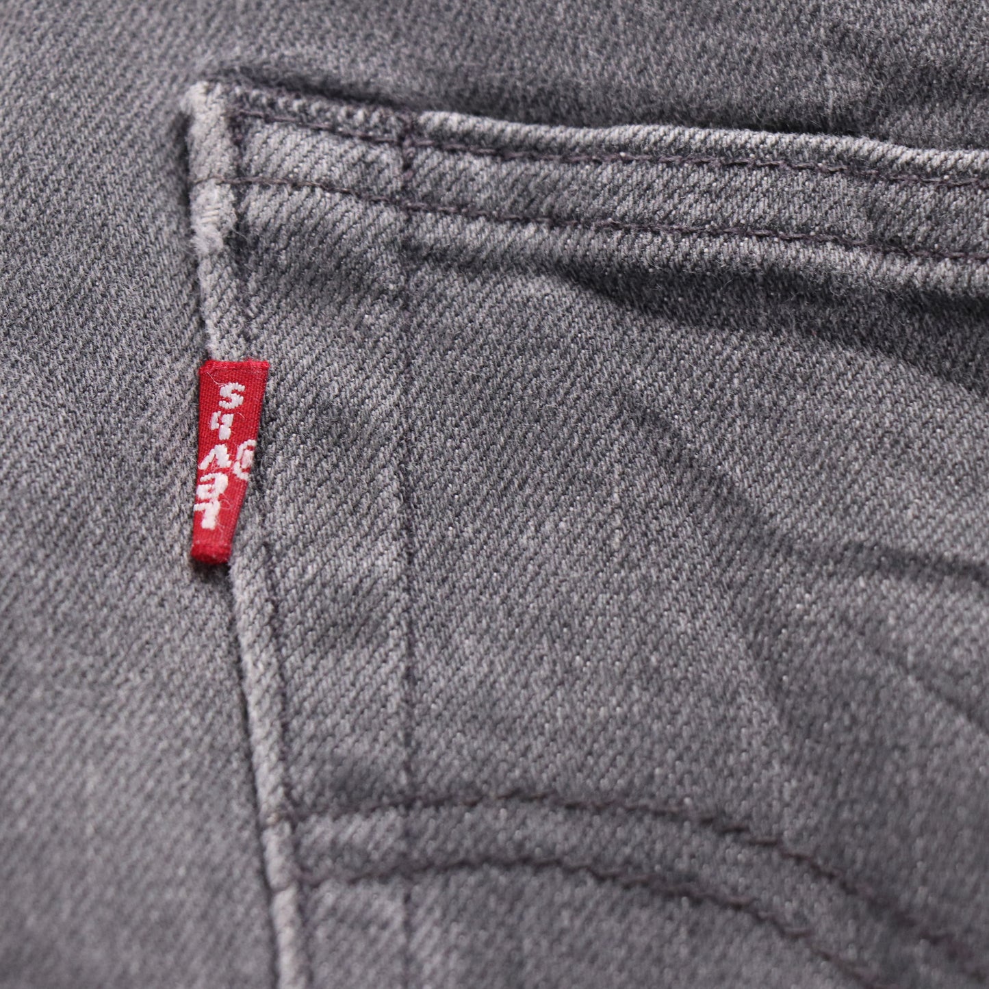 Levi's 504 W32 L28 Straight Leg Regular Fit Grey Denim Jeans
