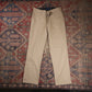 Dickies W30 L27 Straight Leg Beige Cotton Blend Trousers