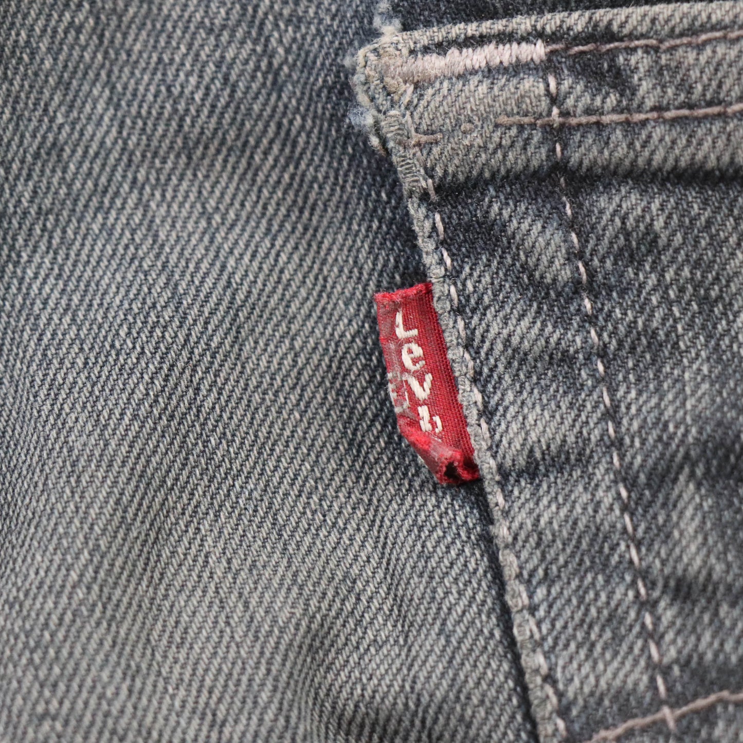 Levi's 505 Red Tab W30 L29 Straight Leg Regular Fit Blue Denim Jeans