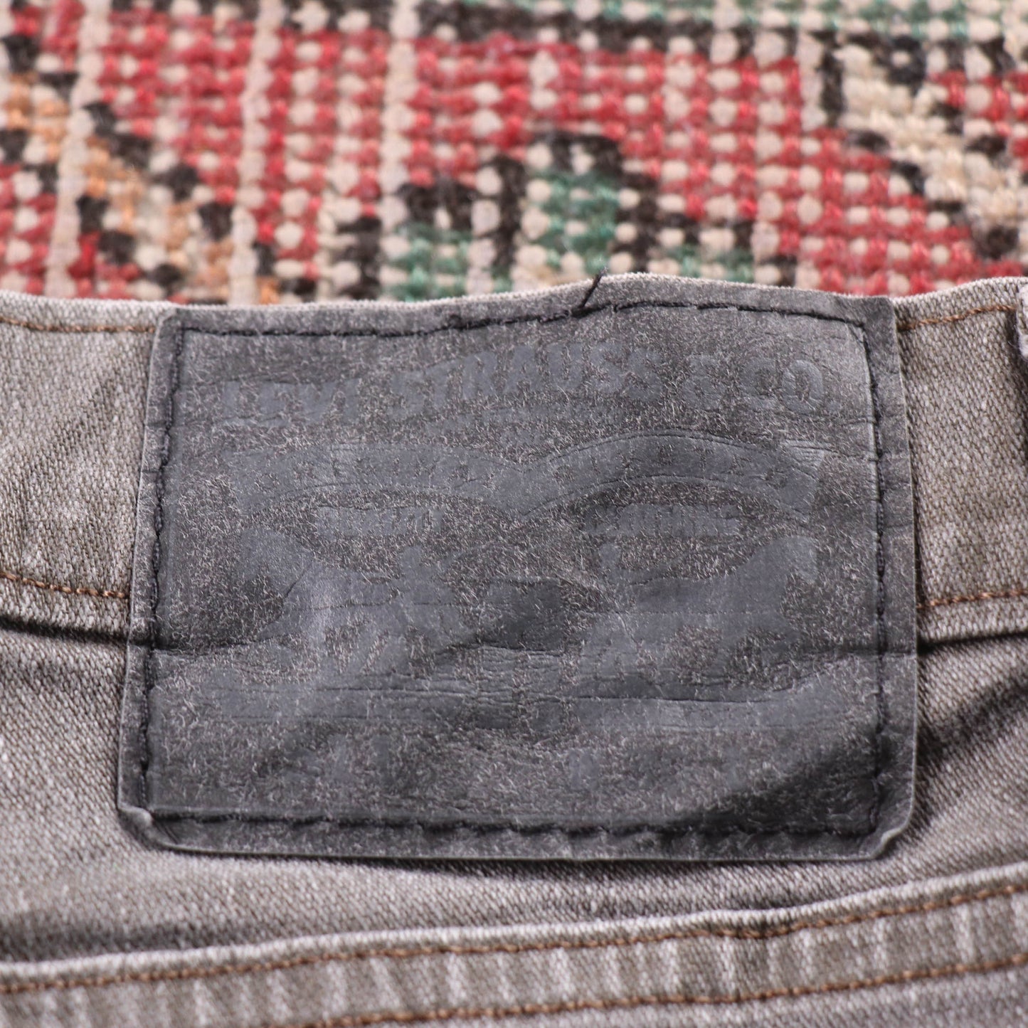 Levi's 512 Red Tab W30 L30 Tapered Leg Slim Fit Grey Denim Jeans