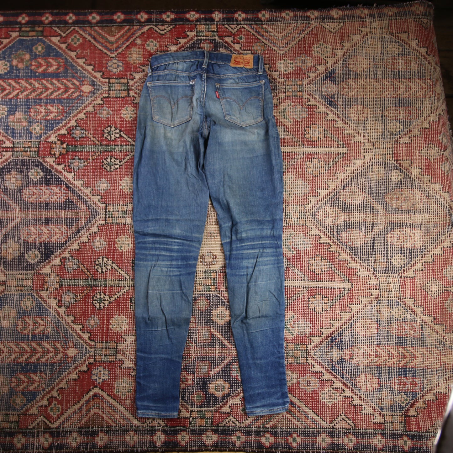 Levi's 710 W26 L30 Skinny Blue Denim Jeans