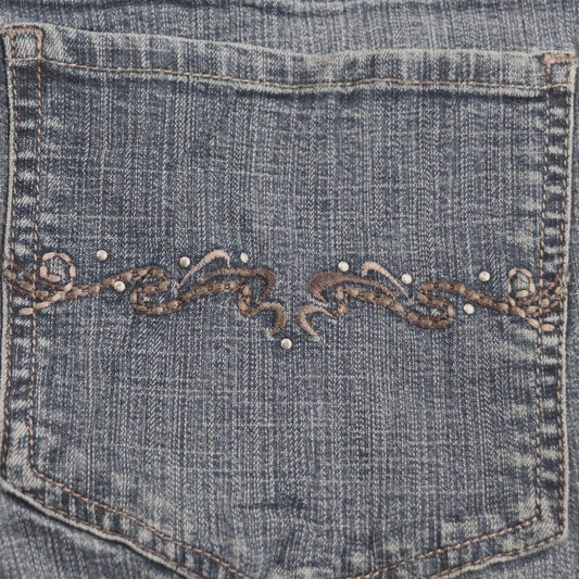 Lee W40 L32 Straight Leg Loose Fit Blue Denim Jeans