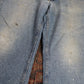 Lee W38 L28 Straight Leg Loose Fit Blue Denim Jeans