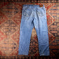 Wrangler W36 L29 Relaxed Blue Denim Jeans