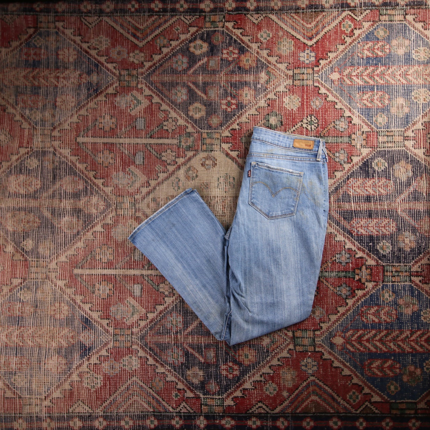 Levi's Red Tab W30 L28 Bootcut Mid-Rise Jeans Blue Denim Jeans