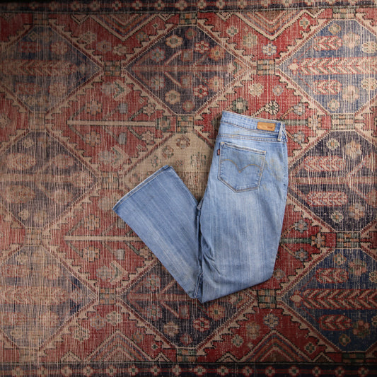 Levi's Red Tab W30 L28 Bootcut Mid-Rise Jeans Blue Denim Jeans