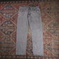 Levi's 505 W34 L27 Straight Leg Regular Fit Grey Denim Jeans
