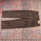 Unbranded W34 L27 Straight Leg Brown Corduroy Trousers