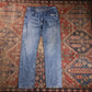 Levi's 505 W32 L31 Straight Leg Regular Fit Blue Denim Jeans