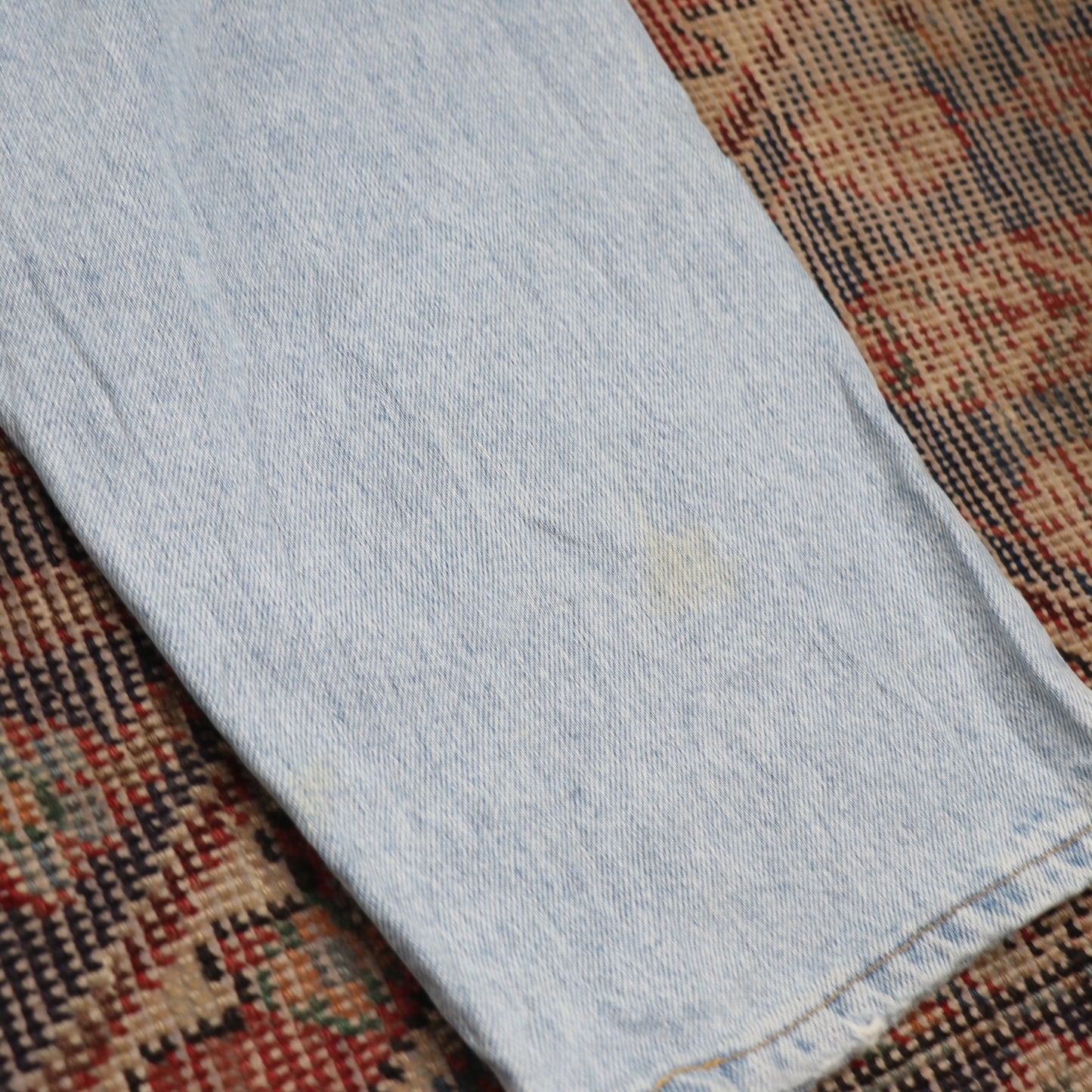 Lee W38 L30 Tapered Leg Loose Fit Blue Denim Jeans