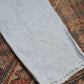 Lee W38 L30 Tapered Leg Loose Fit Blue Denim Jeans