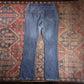 Lee W40 L32 Straight Leg Loose Fit Blue Denim Jeans