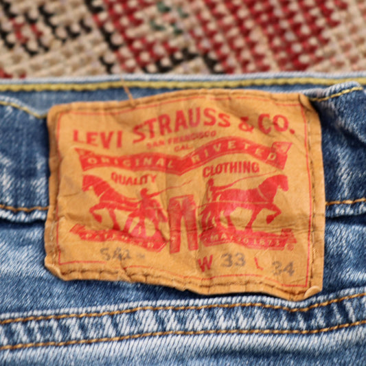Levi's 541 W34 L32 Tapered Leg Blue Denim Jeans