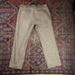 Lee W36 L27 Straight Leg Regular Fit Beige Denim Trousers
