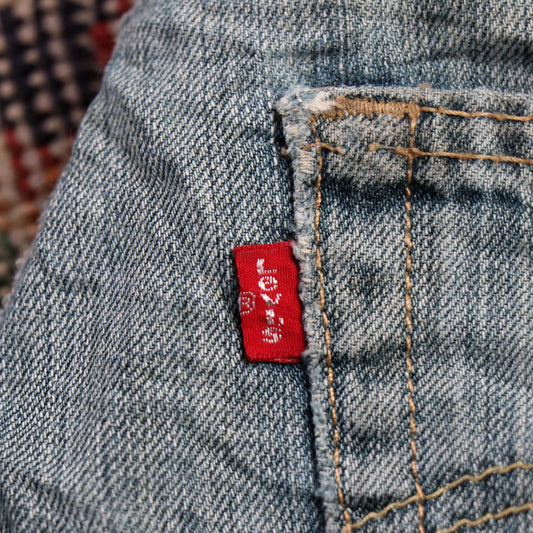 Levi's Signature W30 L30 Bootcut Blue Denim Jeans