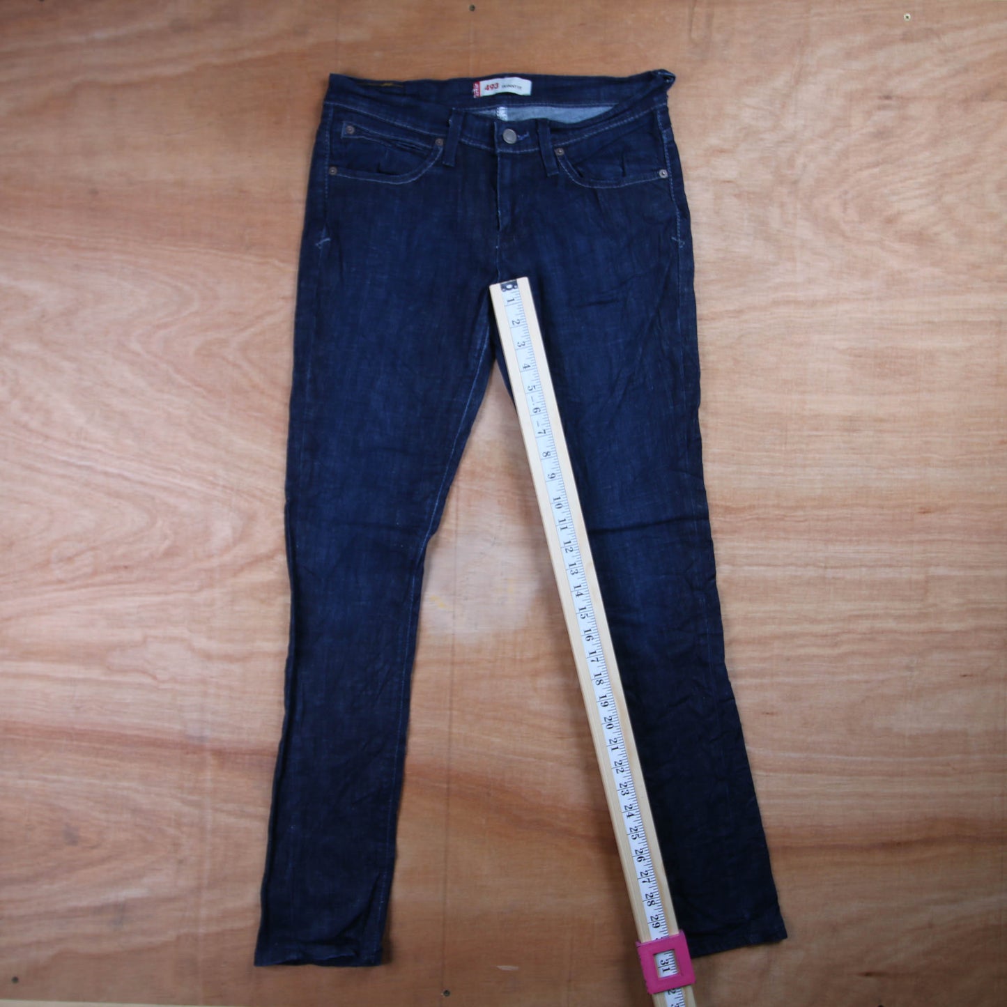 Levi's 493 Red Tab W30 L31 Skinny Fit Blue Denim Jeans