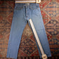 Levi's 505 W30 L31 Straight Leg Regular Fit Blue Denim Jeans