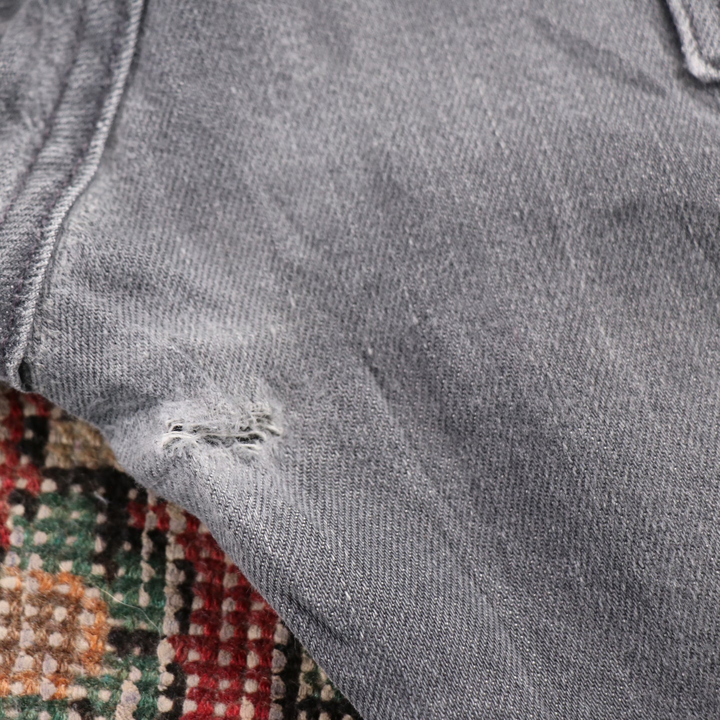 Levi's 504 W32 L28 Straight Leg Regular Fit Grey Denim Jeans