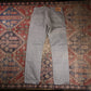 Levi's 513 W32 L31 Straight Leg Slim Fit Grey Denim Jeans