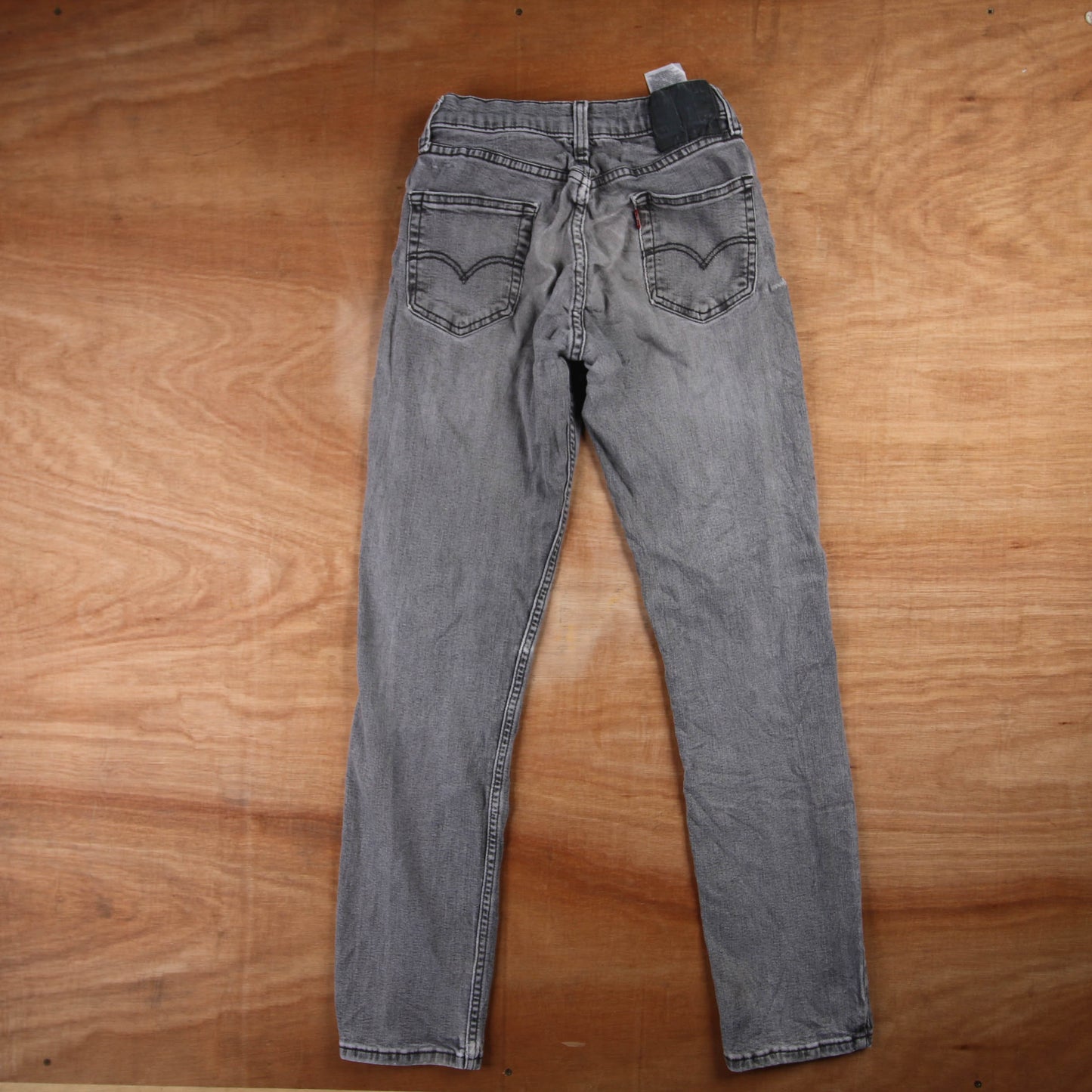 Levi's 511 Red Tab W26 L30 Slim Fit Grey Denim Jeans