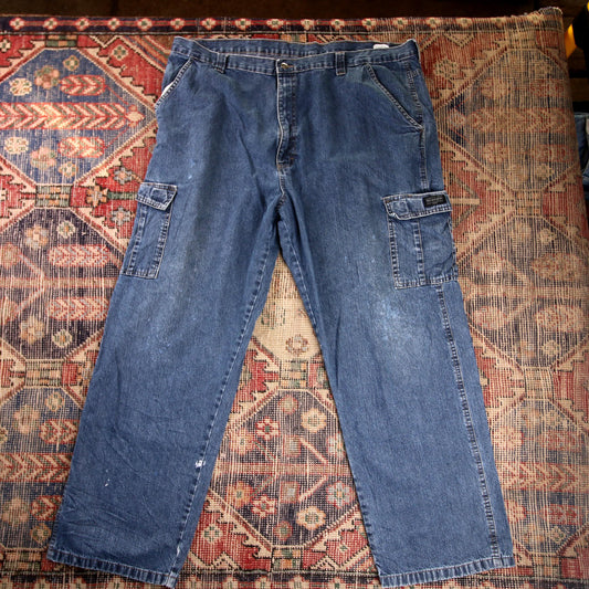 Lee W42 L29 Cargo Blue Denim Jeans