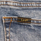Lee W32 L29 Straight Leg Relaxed Fit Classic Ripped Style Blue Denim Jeans