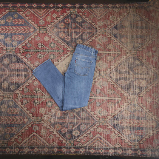 Levi's W28 L27 Skinny Blue Denim Jeans